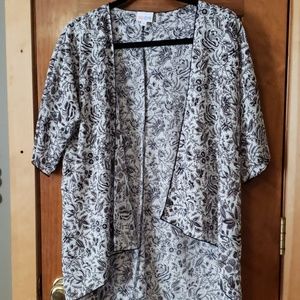 Lularoe Bianca kimono size 3